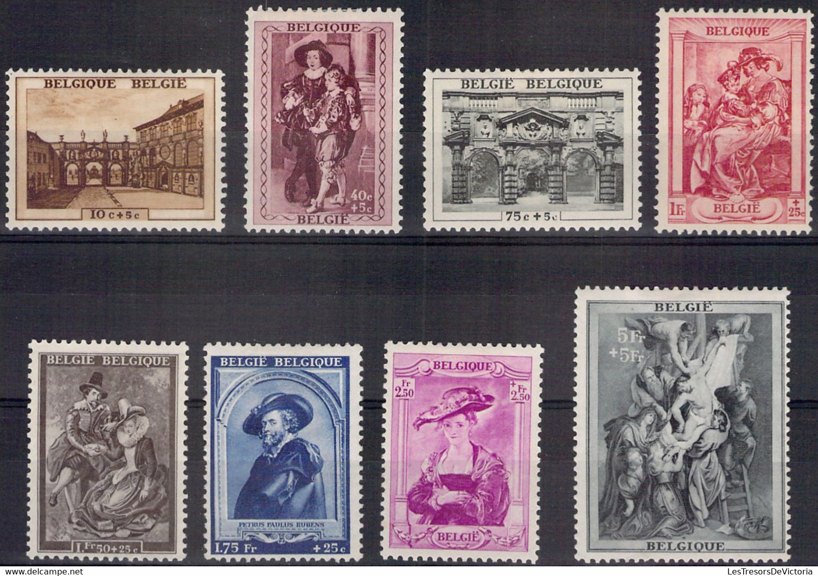 Belgique - COB 504/11 * - 1938 - Cote 45 COB 2022 - Unused Stamps