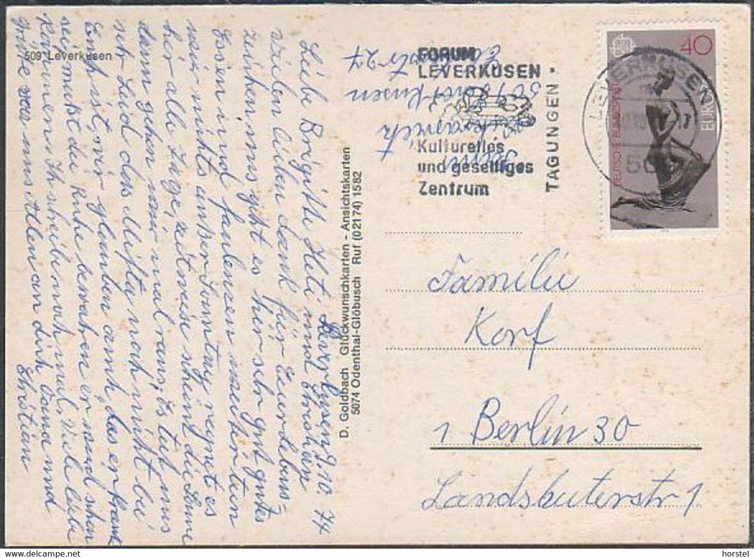 D-51373 Leverkusen - Alte Ansichten - Bayer Hochhaus - Autobahnbrücke - Heidgen - Forum - Nice Stamp "cept" - Leverkusen