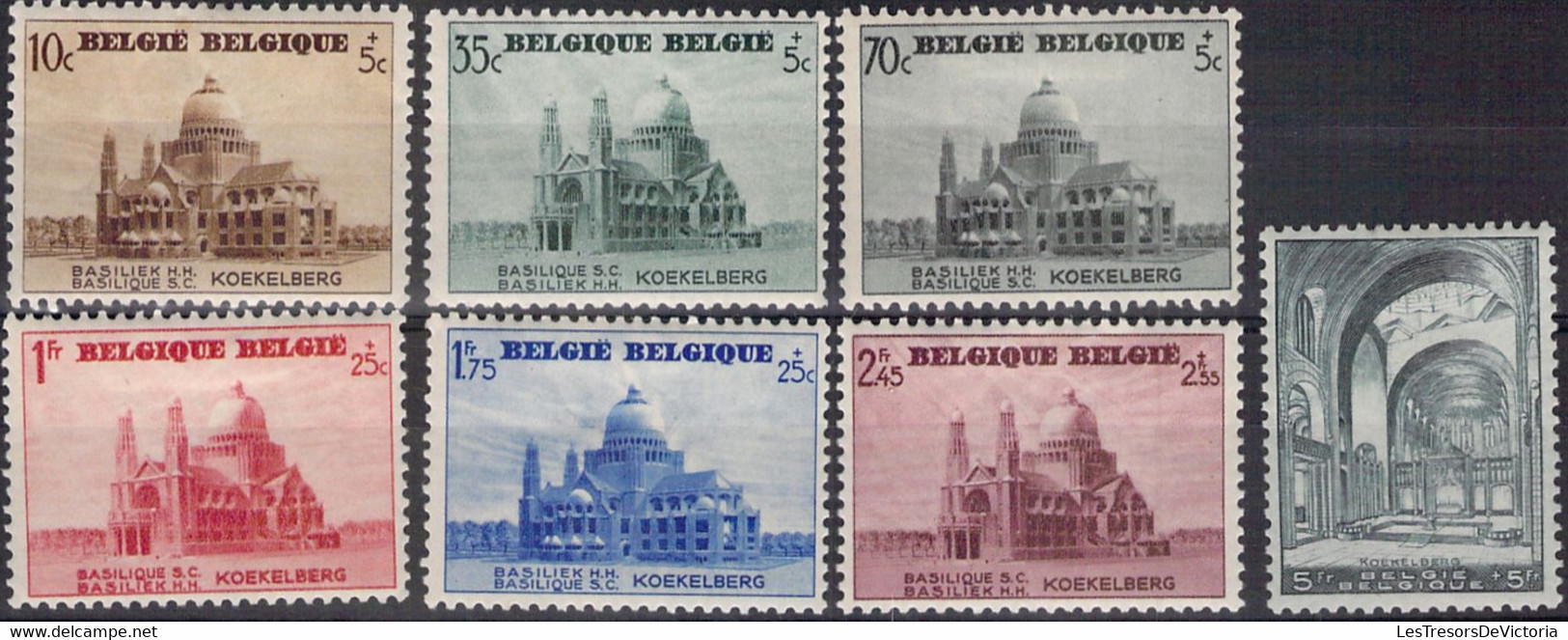 Belgique - COB 471/77 * - 1938 - Cote 17.5 COB 2022 - - Unused Stamps