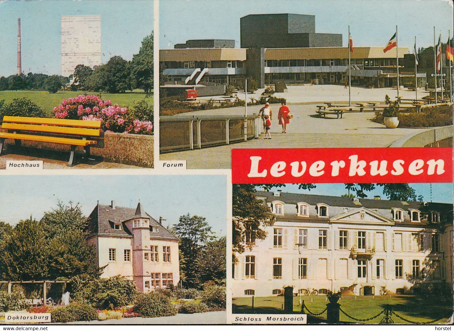 D-51373 Leverkusen - Alte Ansichten - Hochhaus - Schloss Morsbroich - Doktorsburg - Forum - Nice Stamp - Leverkusen