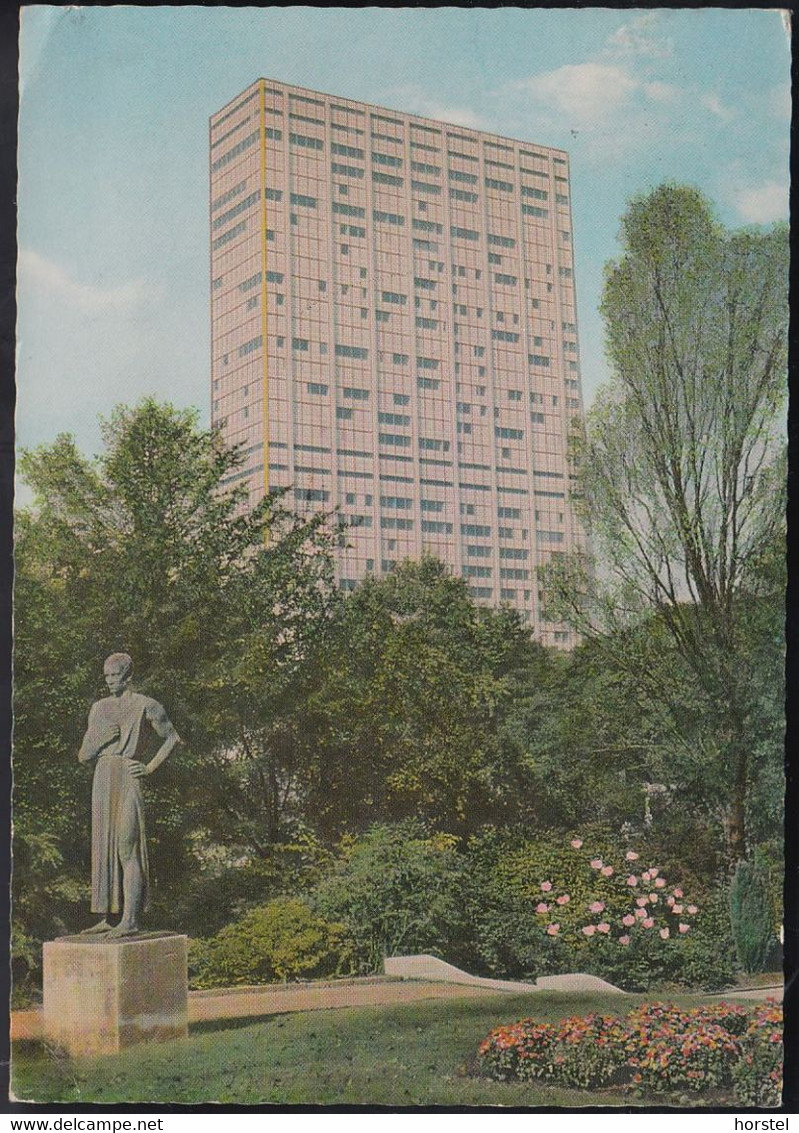 D-51373 Leverkusen - Bayer - Hochhaus - Japanischer Garten ( 70er Jahre) - Leverkusen