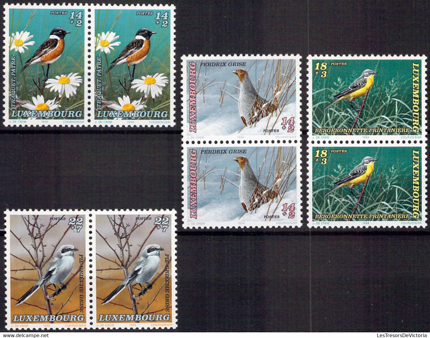 LUXEMBOURG - Yvert 1303/06 Neuf** MNH Par Paires - Unused Stamps