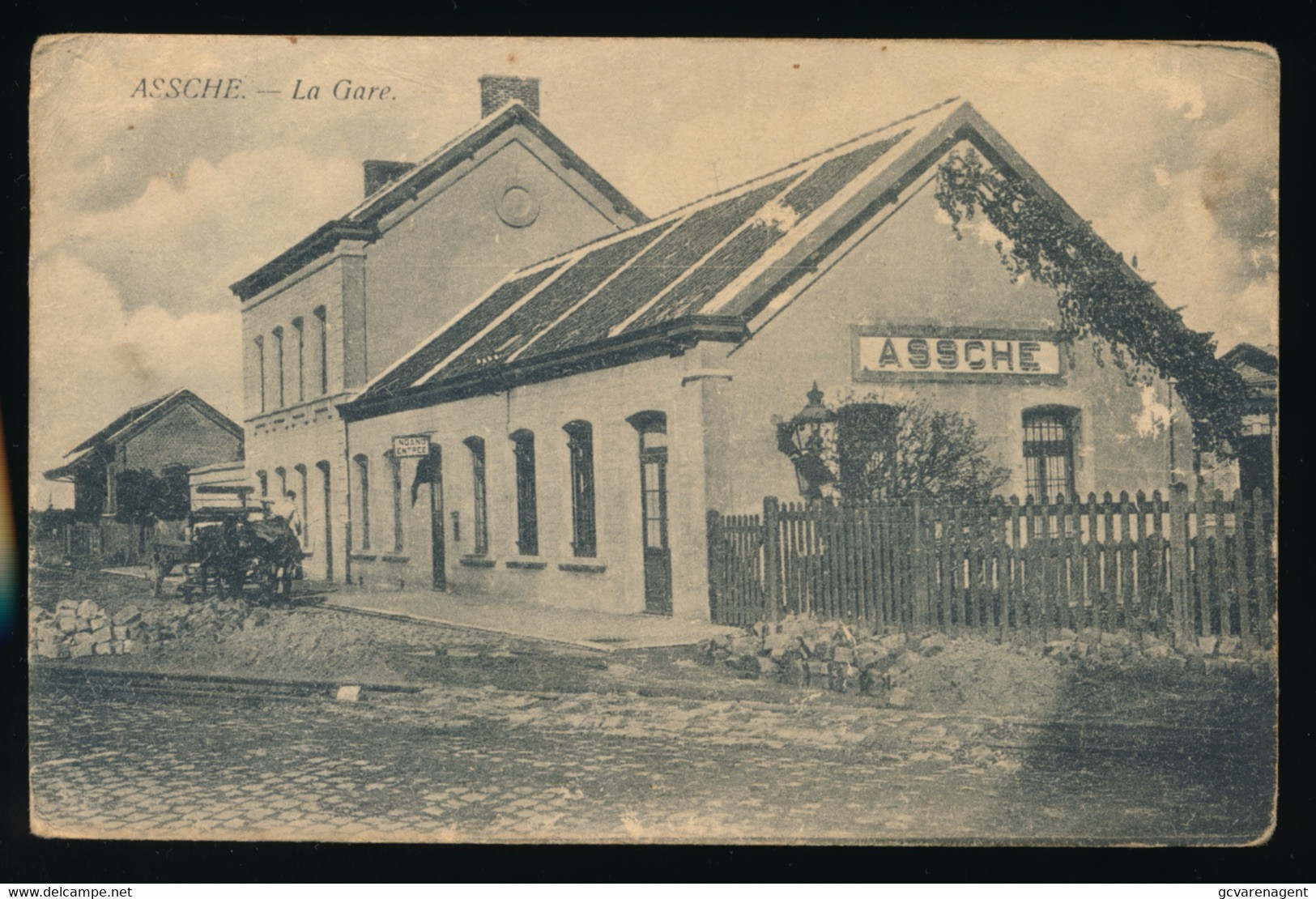 ASSCHE  ASSE  LA GARE         2 SCANS - Asse