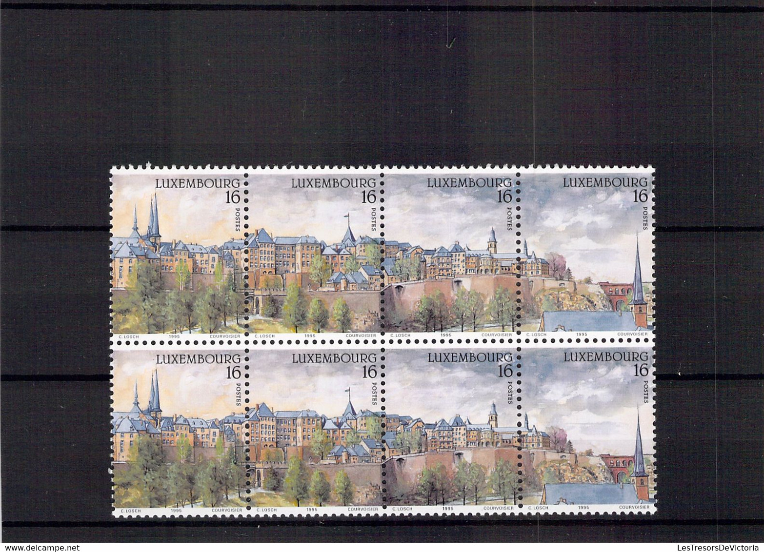 LUXEMBOURG - Yvert 1316A X8 Neuf** MNH Par Paires - Ungebraucht