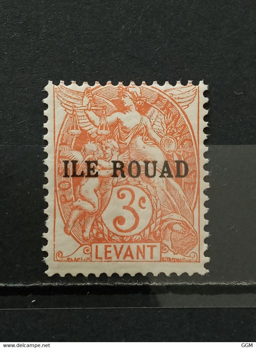 Francia. Levant. Île Rouad. 3 Centimes. Nuevo ** - Unused Stamps