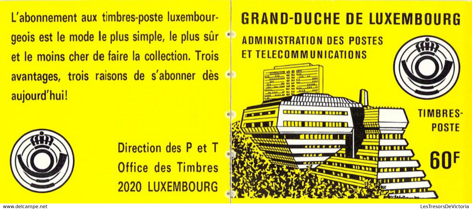 LUXEMBOURG - CARNET DU GRAND DUCHE DE LUXEMBOURG N° C1106 (JAUNE) - Booklets