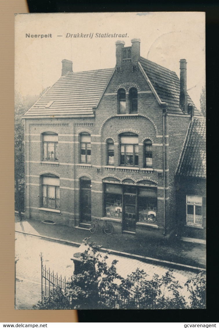 NEERPELT   DRUKKERIJ STATIESTRAAT         2 SCANS - Neerpelt