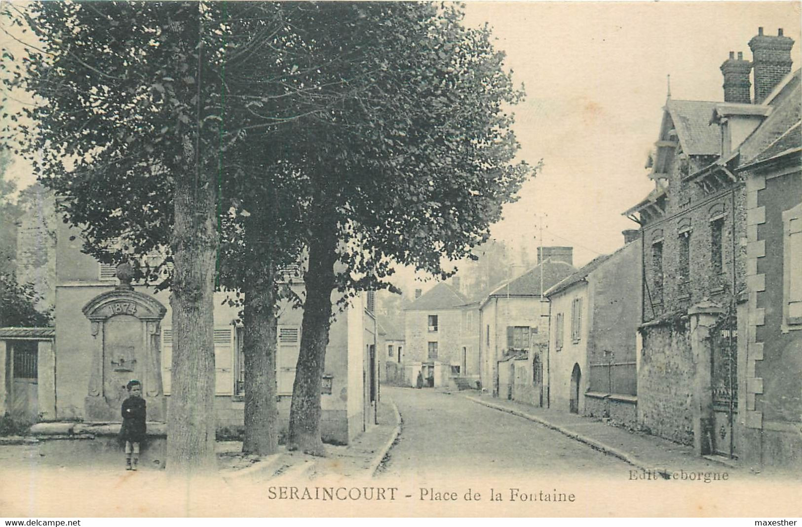 SERAINCOURT Place De La Fontaine - Seraincourt