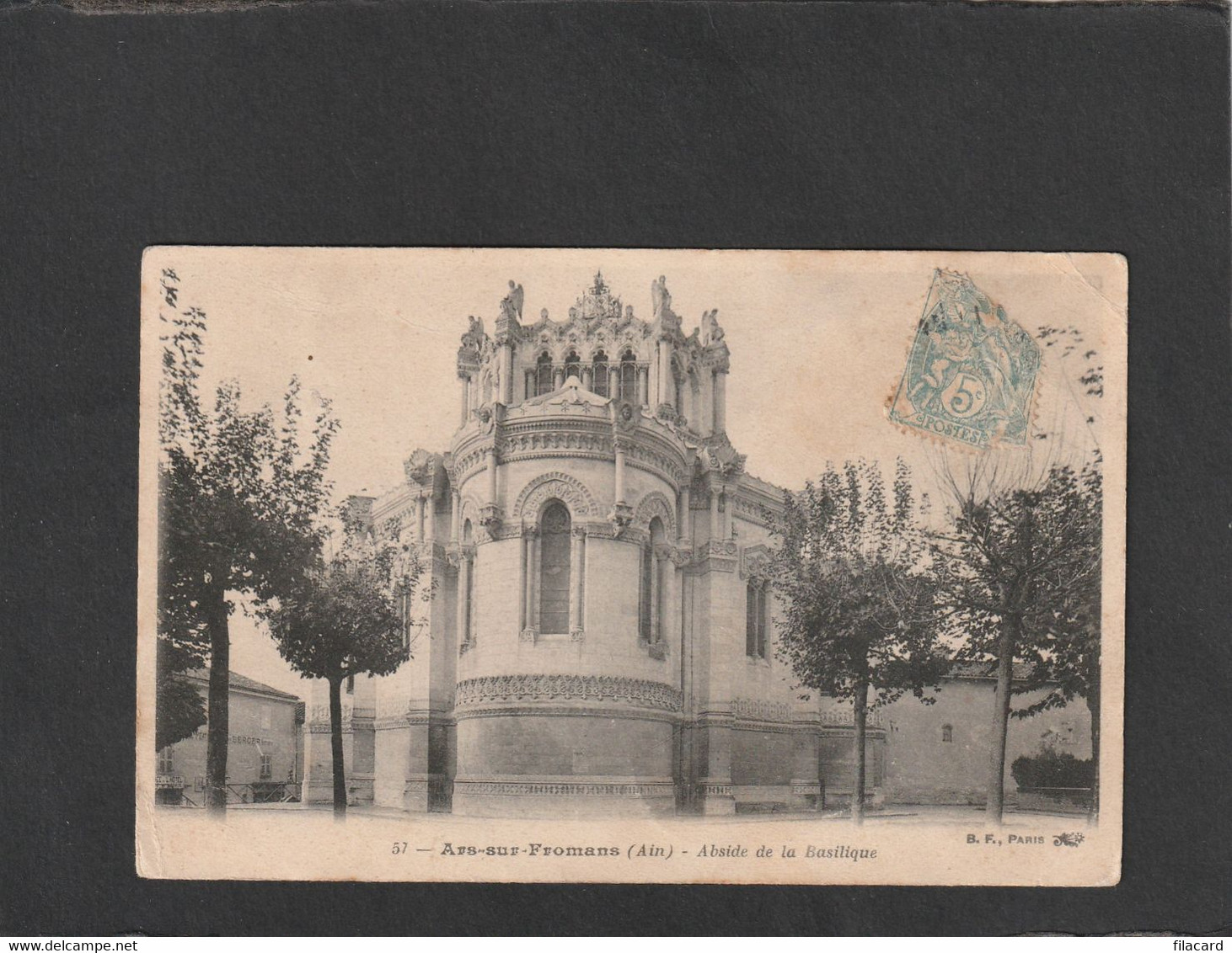 113216        Francia,    Ars-sur-Formans,  Abside  De La  Basilique,  VGSB  1905 - Ars-sur-Formans