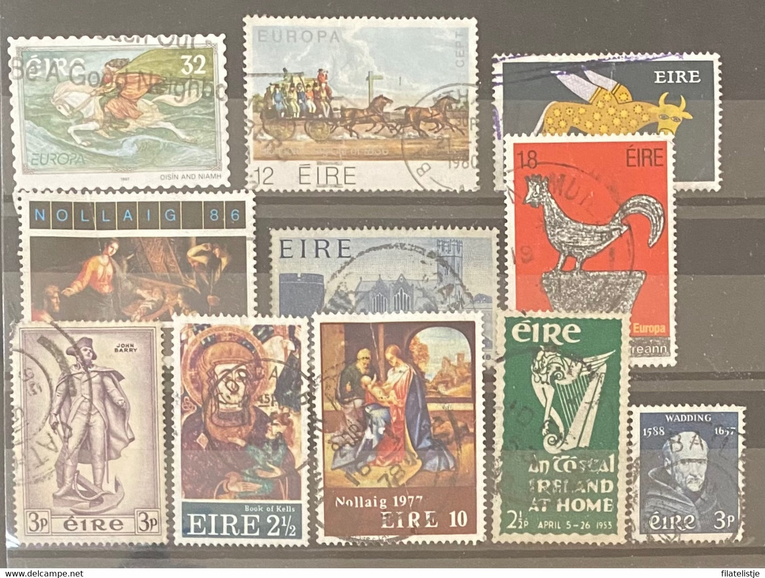 Ierland Restje Zegels Used - Colecciones & Series