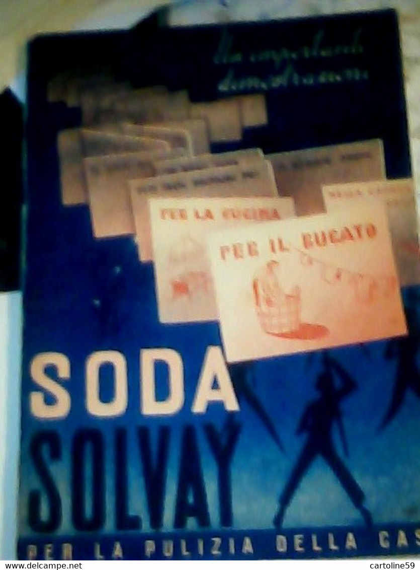 LIBRETTO Pubblicità Brochure - Bicarbonato Di Soda Purissimo - Produzione Solvay   1940 IQ8303 - Casa Y Cocina