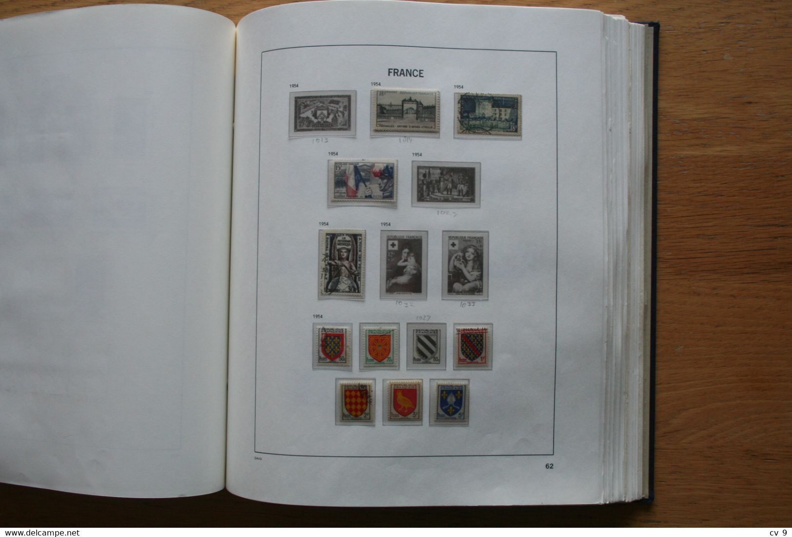 DAVO ALBUM FRANCE FRANKREICH FRANKRIJK year 1849-1979  with lots of stamps See Pictures