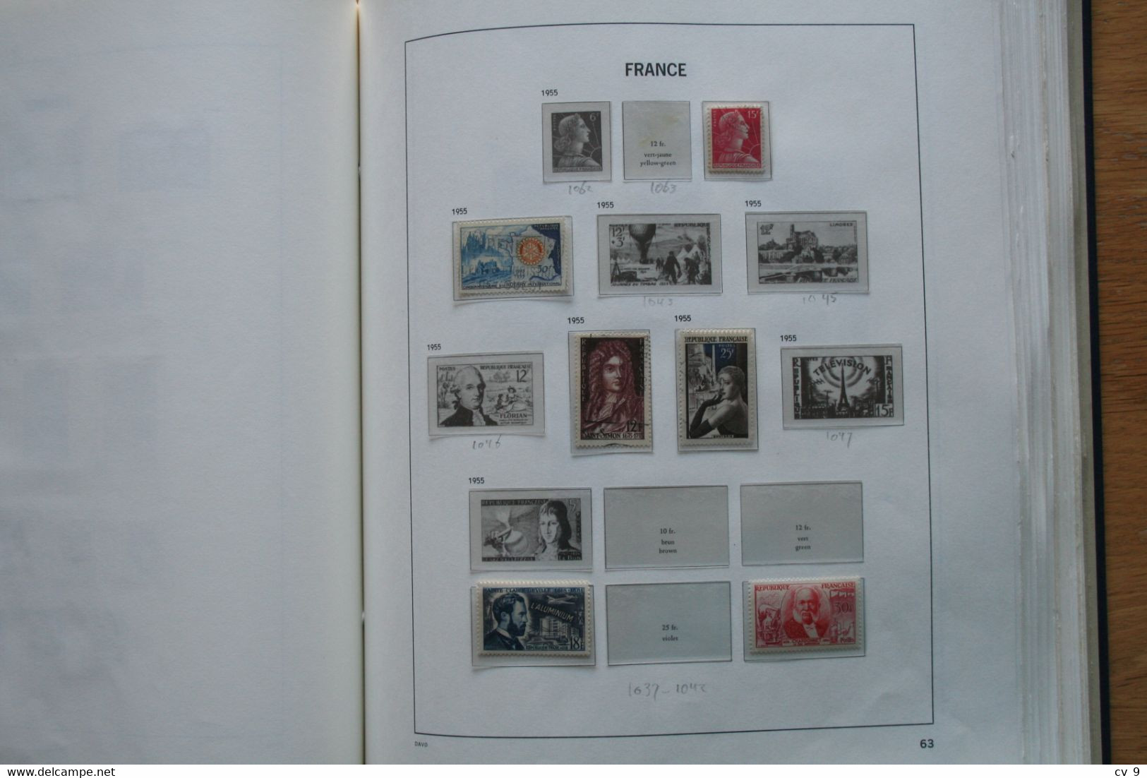 DAVO ALBUM FRANCE FRANKREICH FRANKRIJK year 1849-1979  with lots of stamps See Pictures