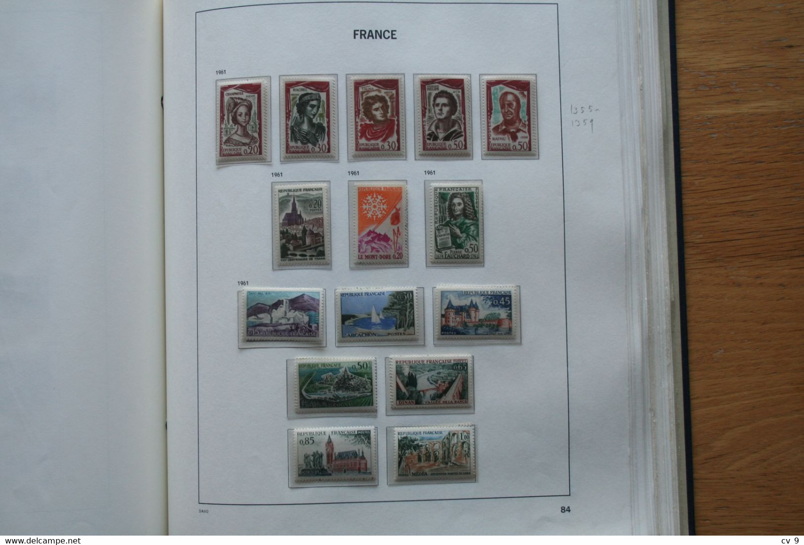 DAVO ALBUM FRANCE FRANKREICH FRANKRIJK year 1849-1979  with lots of stamps See Pictures