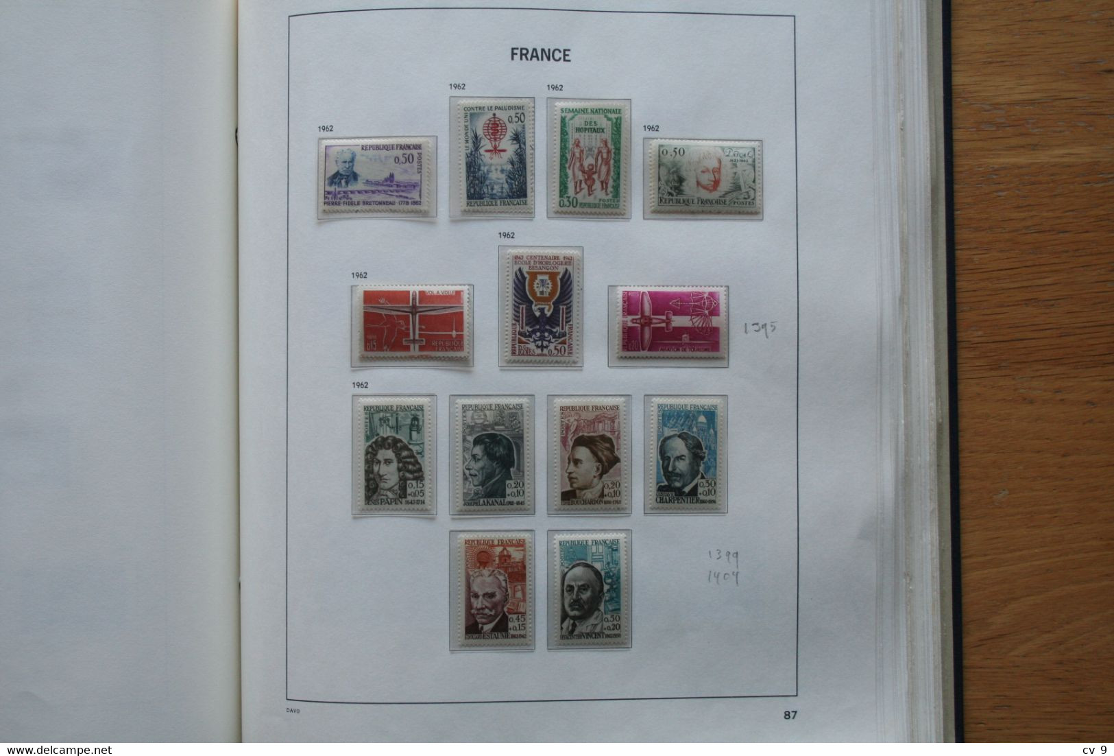 DAVO ALBUM FRANCE FRANKREICH FRANKRIJK year 1849-1979  with lots of stamps See Pictures