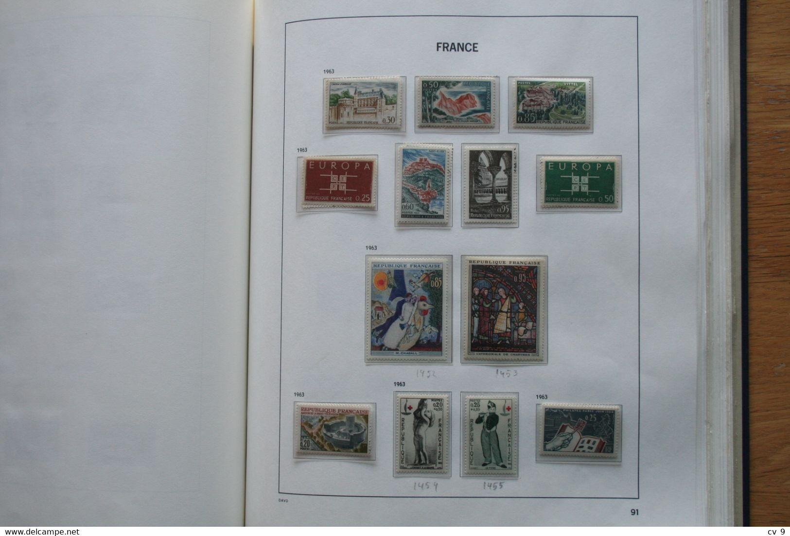 DAVO ALBUM FRANCE FRANKREICH FRANKRIJK year 1849-1979  with lots of stamps See Pictures