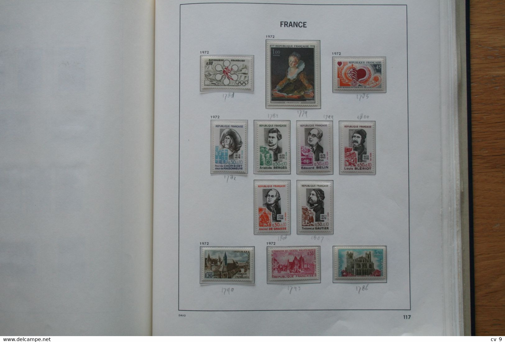 DAVO ALBUM FRANCE FRANKREICH FRANKRIJK year 1849-1979  with lots of stamps See Pictures