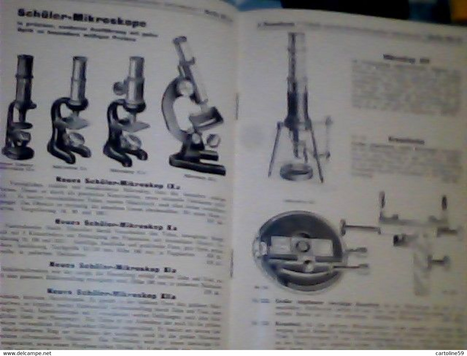 LIBRETTO MICROSCOPIO ROSENBAUM BERLIN FABRIK OPTISCH MIKROSKOP PREISLISTELETTER 1932 IQ8312 - Catalogues