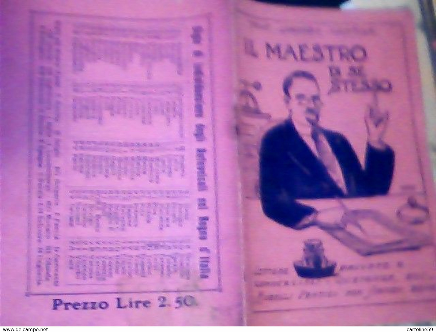 LIBRETTO IL MAESTRO DI SE STESSO BASI X SCRIVERE  LETTERE DOMANDE MODULI QUIETANZE ECC TARIFFE POSTALI 1935 IQ8314 - Society, Politics & Economy