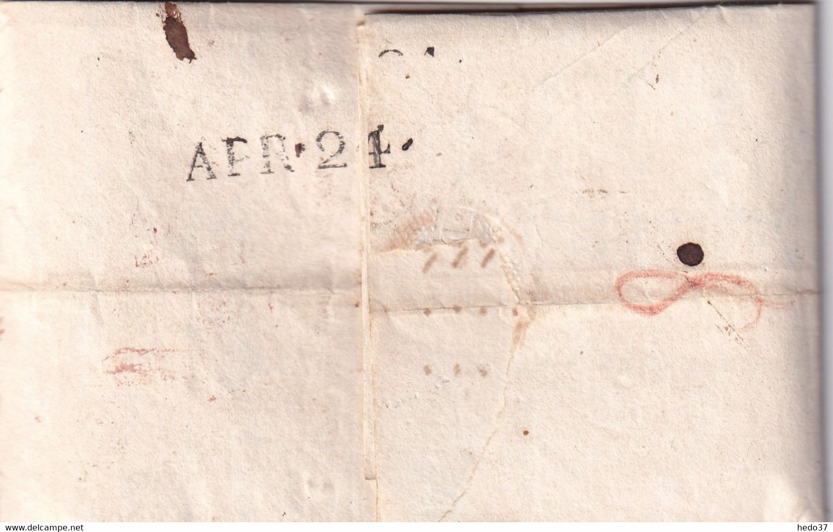 Suisse Marque Postale - St GALLEN /16 April 1822 - ...-1845 Prefilatelia
