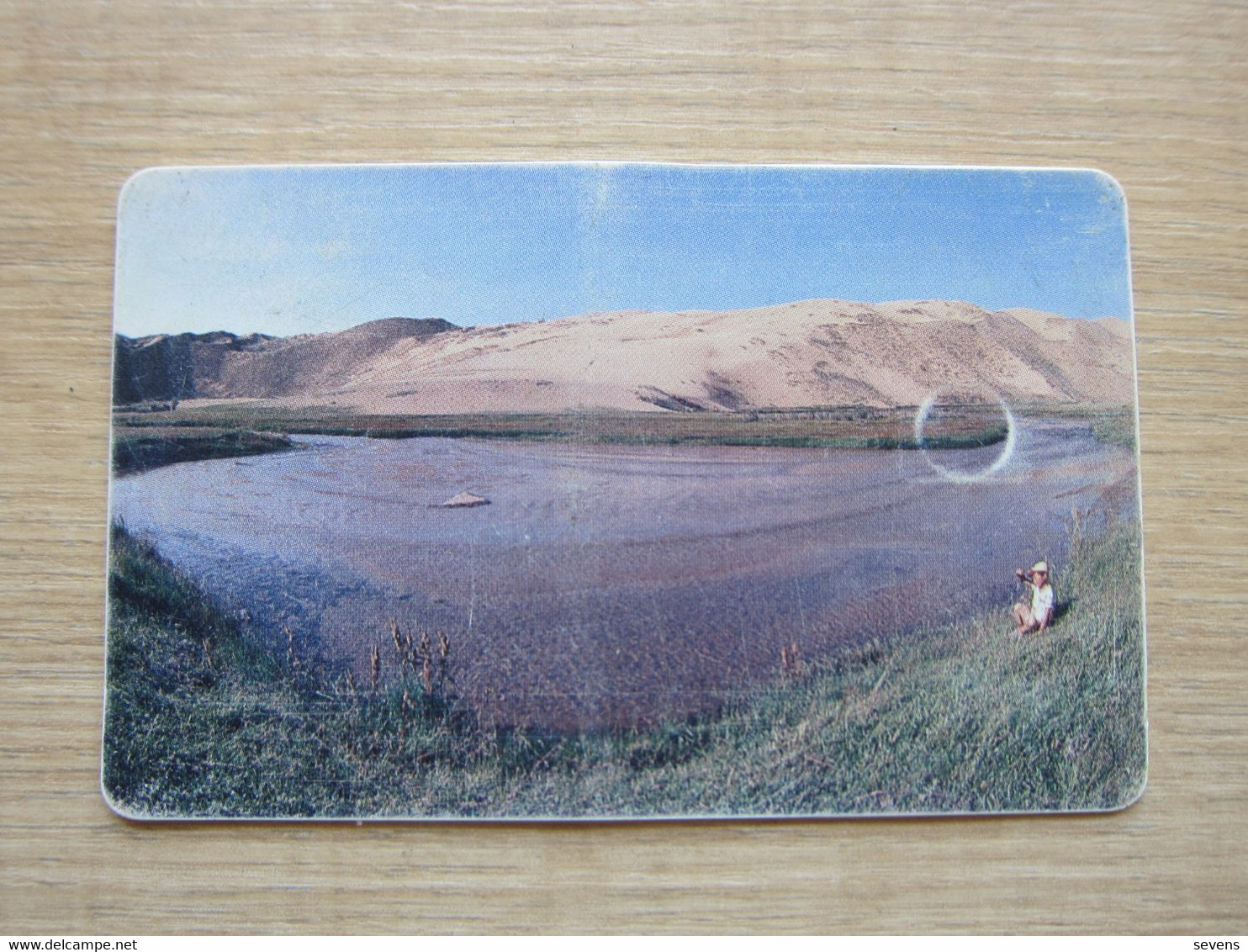 Chip Card, Lake, Used With Bend And Scratchs - Mongolei