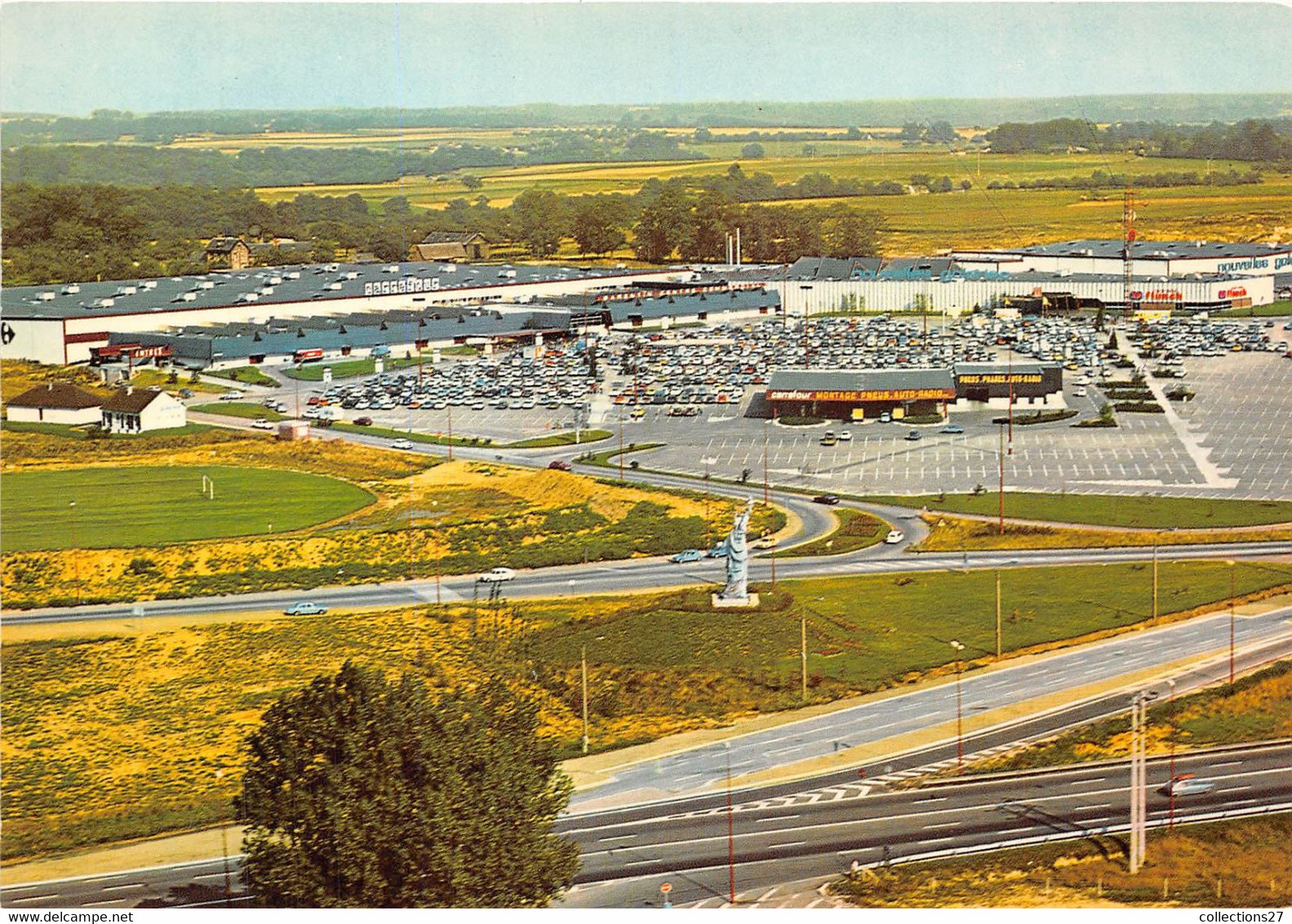 76-BARANTIN- EN AVION SUR LE CENTRE COMMERCIALE MESNIL-ROUX - Barentin