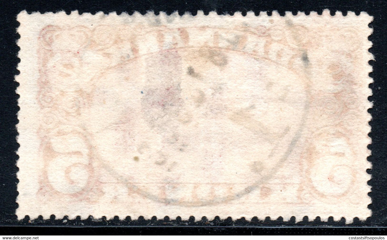 821.DENMARK.1915 GENERAL POST OFFICE 5 KR.MI.81,SC.135 - Gebraucht