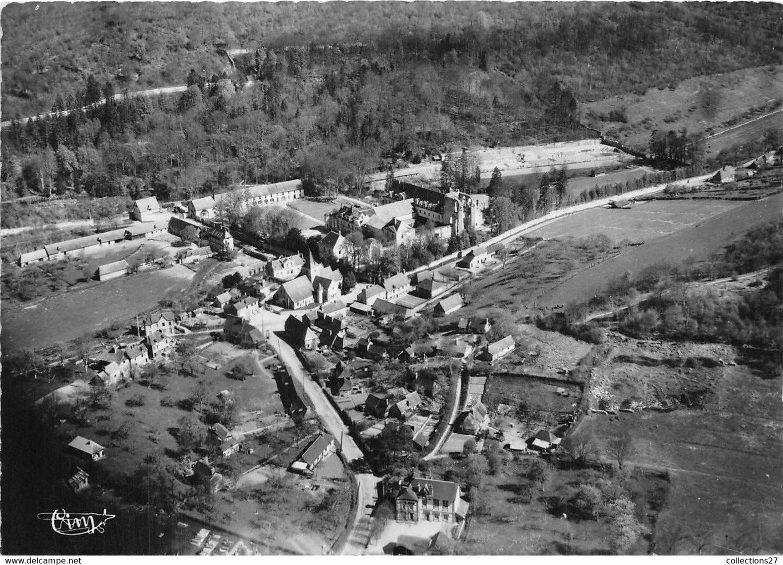 76-SAINT-WANDRILLE- VUE AERIENNE - Saint-Wandrille-Rançon