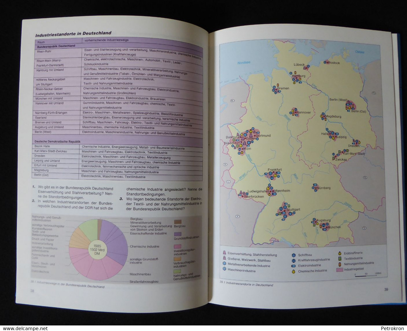 Seydlitz-Bauer Schroedel Erdkunde Gymnasium Bayern Klasse 6 Retro 1987 Wie Neu! - School Books