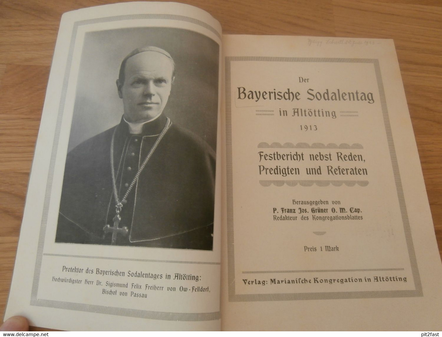 Der Bayerische Soldatentag In Altötting ,1913 , Festbericht , Bayern , Malgersdorf , Felldorf , Passau , Kirche , Soldat - Rare