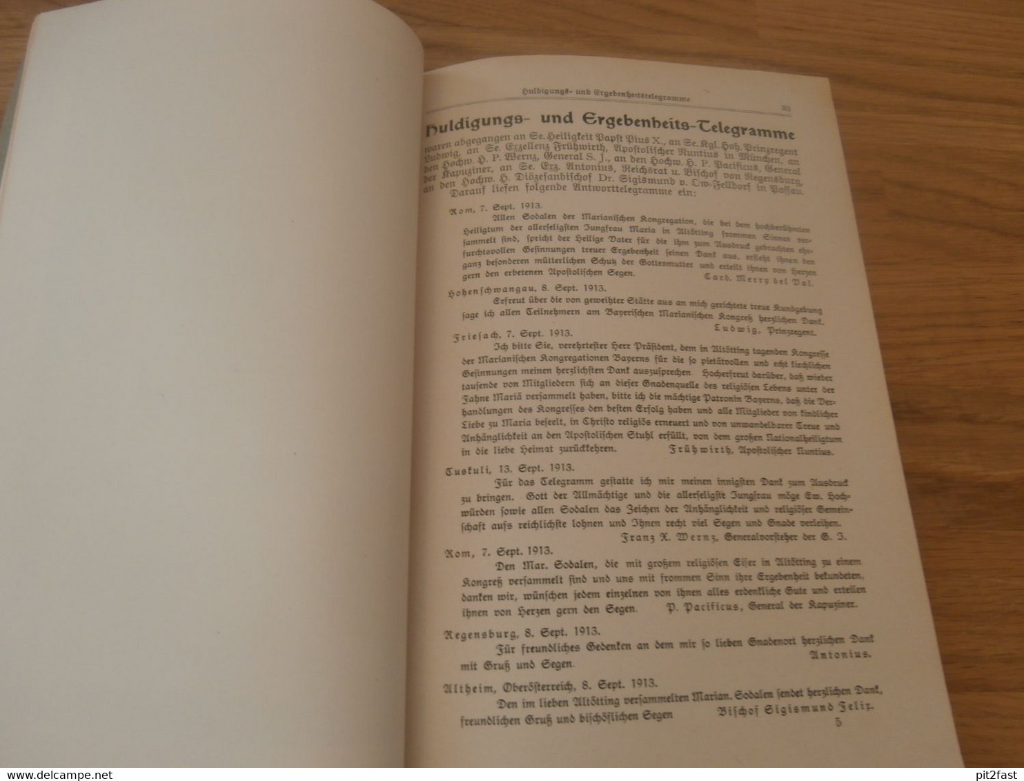 Der bayerische Soldatentag in Altötting ,1913 , Festbericht , Bayern , Malgersdorf , Felldorf , Passau , Kirche , Soldat