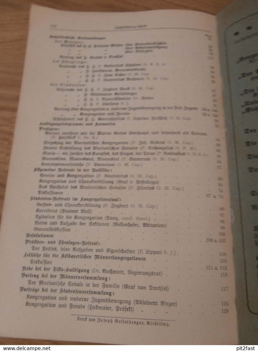 Der bayerische Soldatentag in Altötting ,1913 , Festbericht , Bayern , Malgersdorf , Felldorf , Passau , Kirche , Soldat