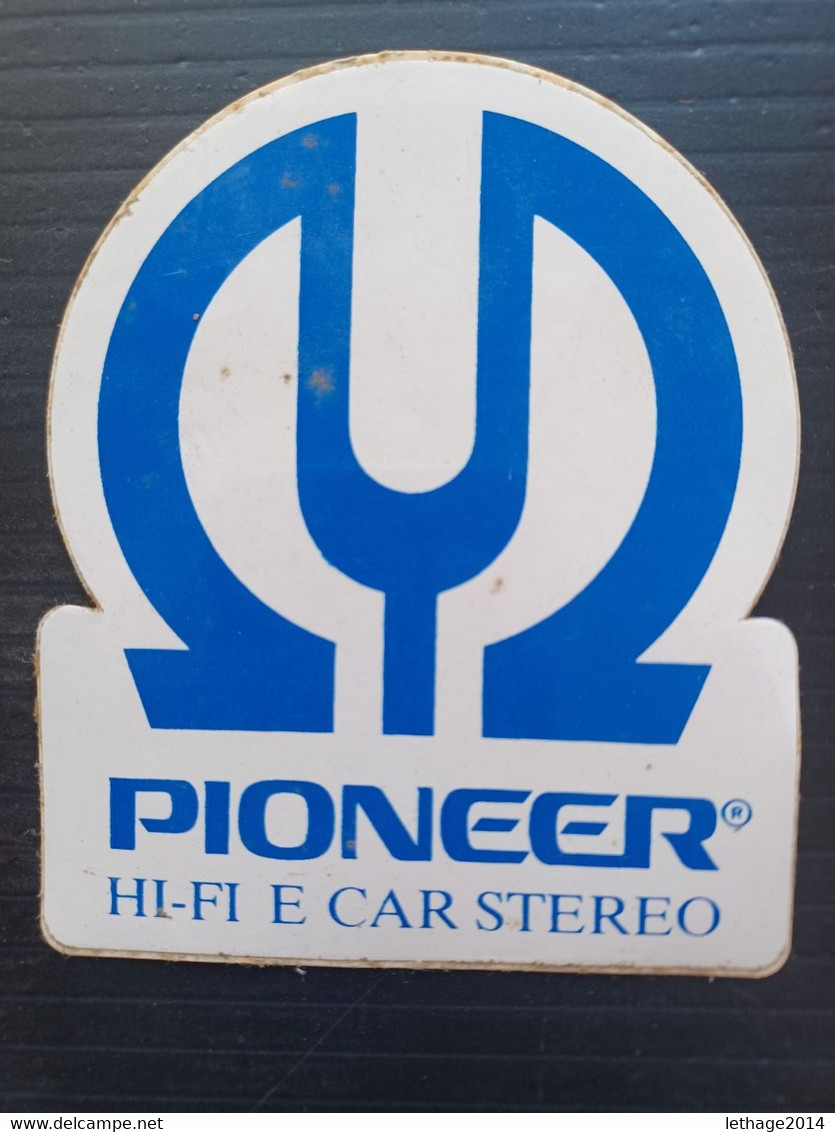 PIONEER HI-FI Stereo Adesivo Vintage Stickers Casco Auto Anni 80  (SIG.ROS) - Musique