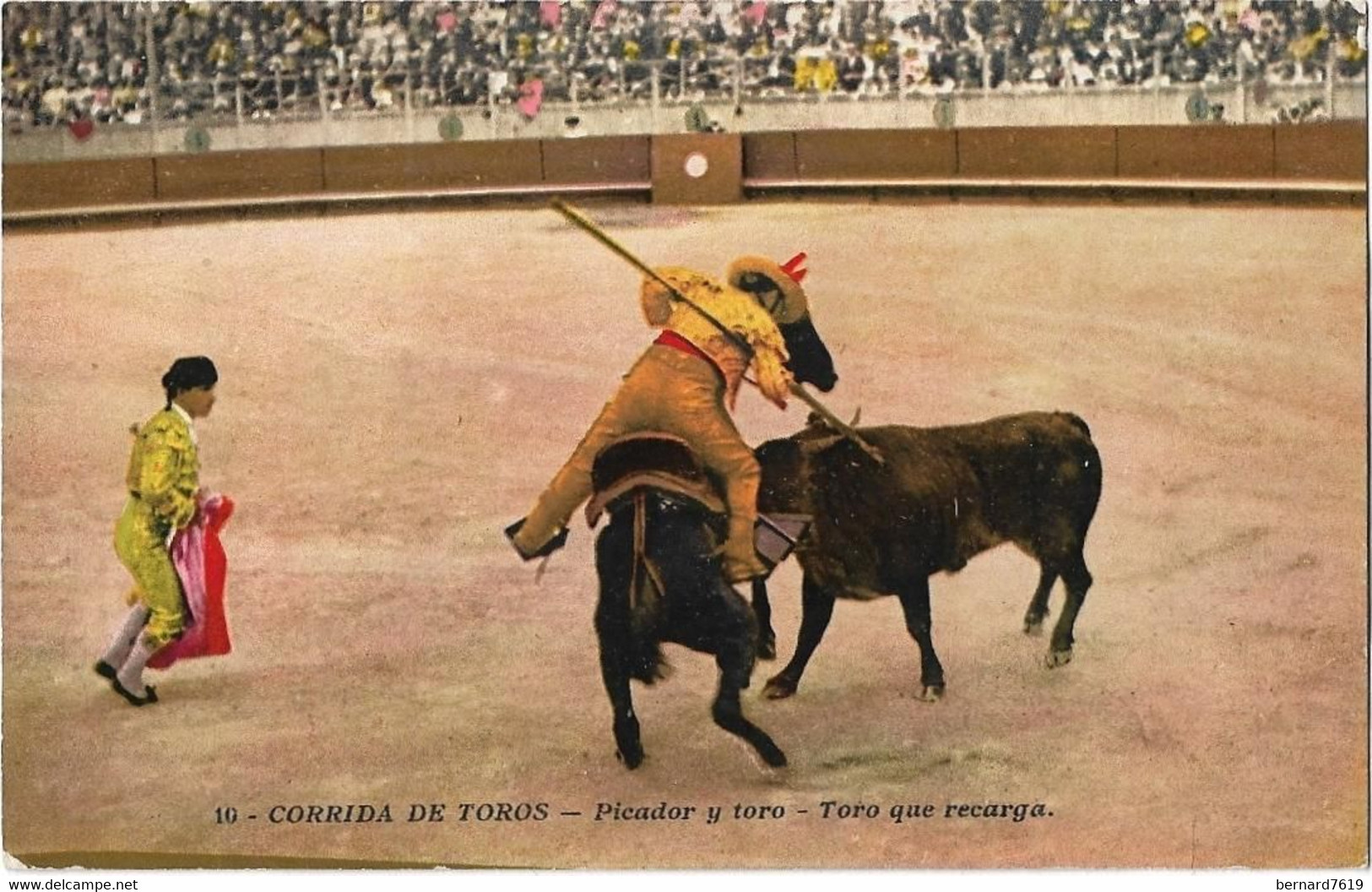 Tauromachie  -   Corridas De Toros -      Picador Y Toro - Corrida