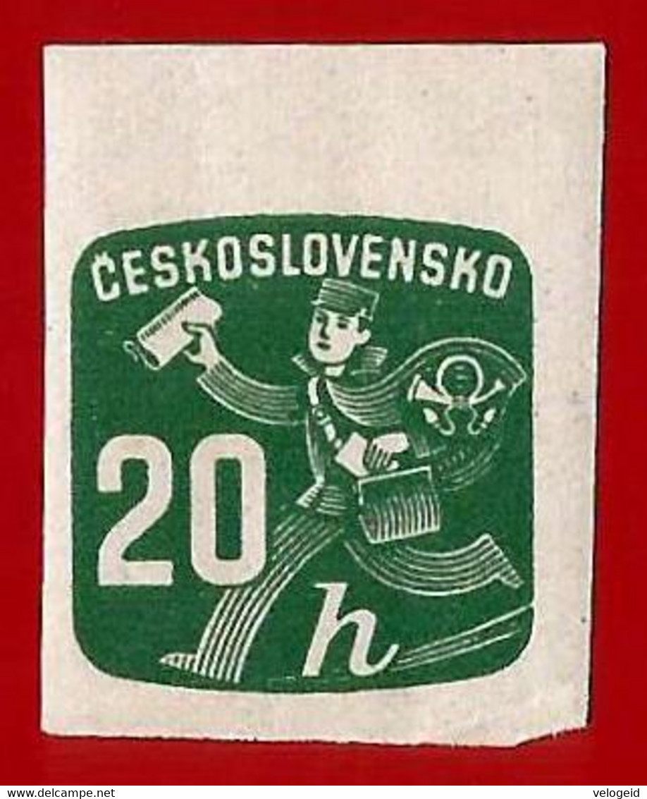 Checoslovaquia. 1945. Newspaper Delivery Boy - Newspaper Stamps