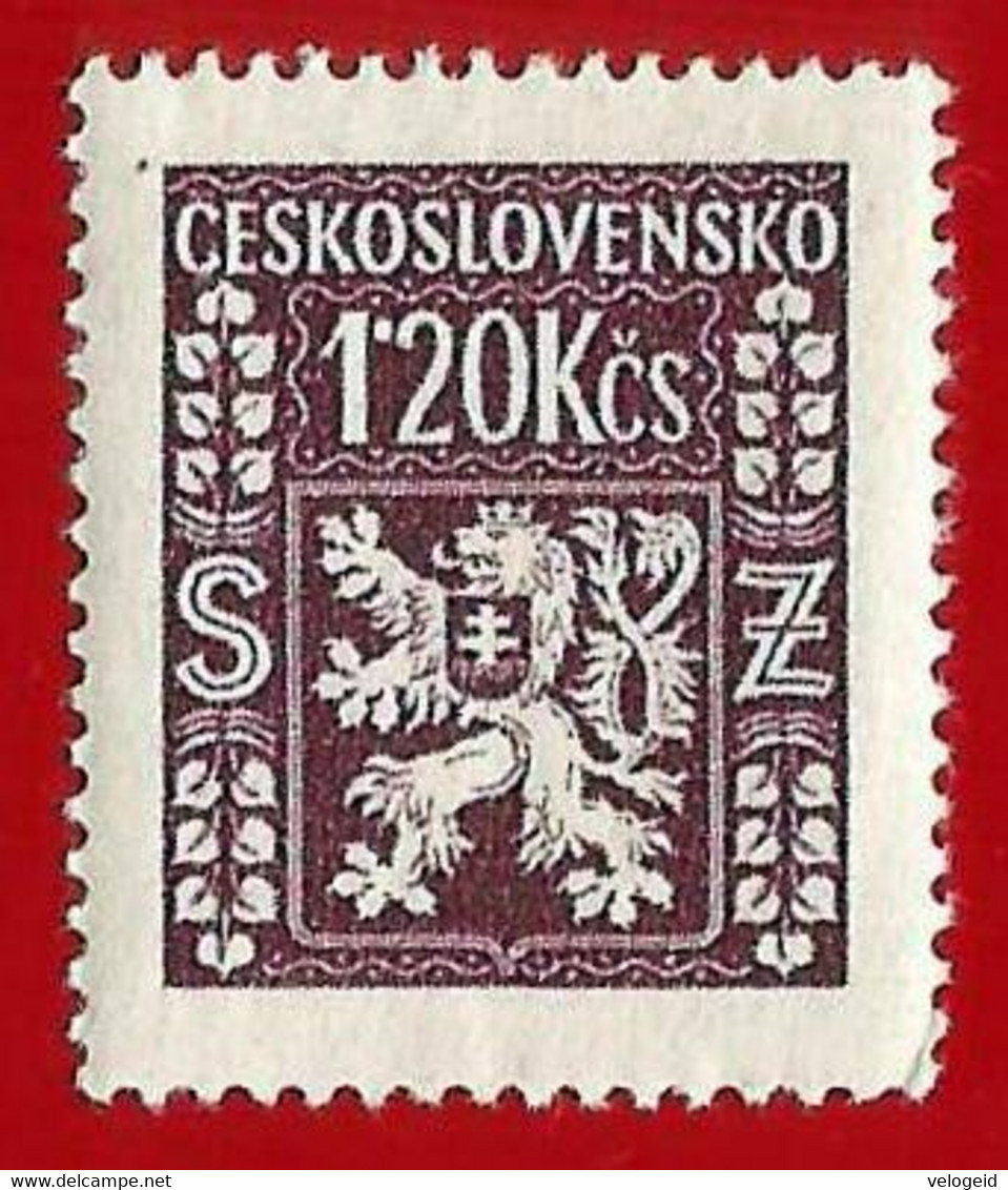 Checoslovaquia. 1947. Coat Of Arms. Lion. Official Stamps - Dienstmarken