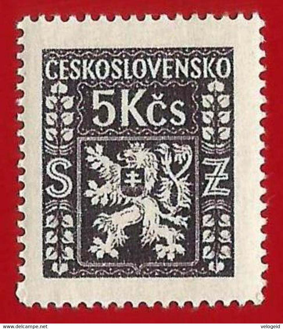 Checoslovaquia. 1947. Coat Of Arms. Lion. Official Stamps - Timbres De Service