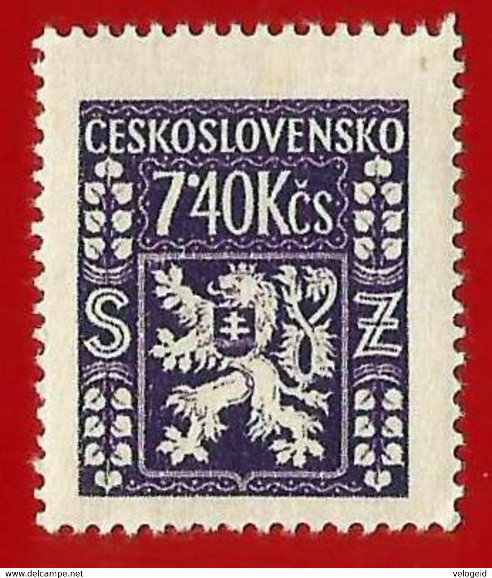 Checoslovaquia. 1947. Coat Of Arms. Lion. Official Stamps - Timbres De Service