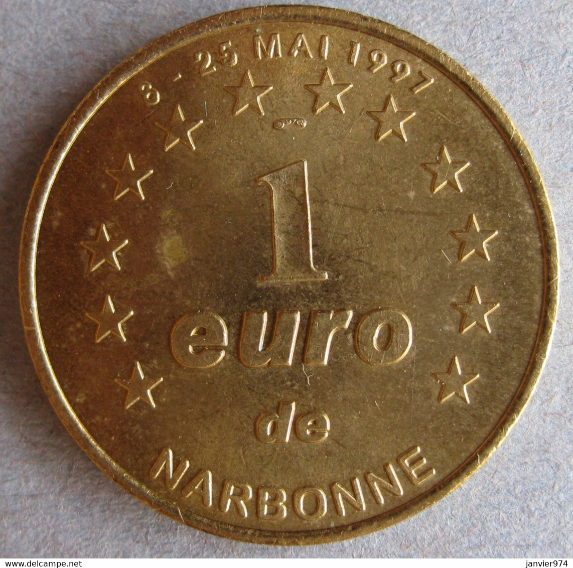 Narbonne 1 Euro 1997, Palais Des Archevêques Et Cathédrale - Euros Des Villes