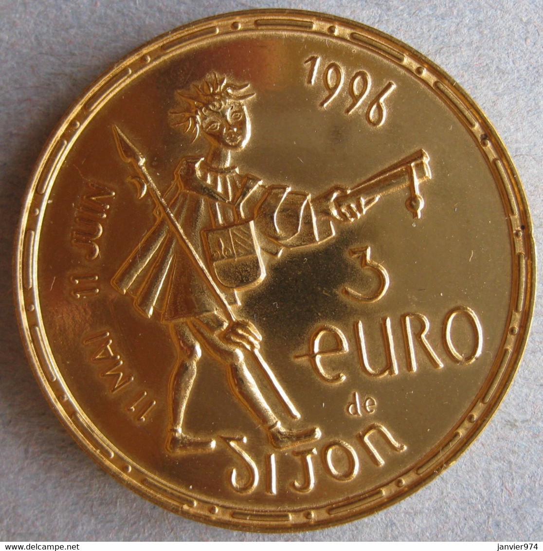 Dijon 3 Euro 1996, Philippe Le Bon 1396 - 1467 - Euros Des Villes