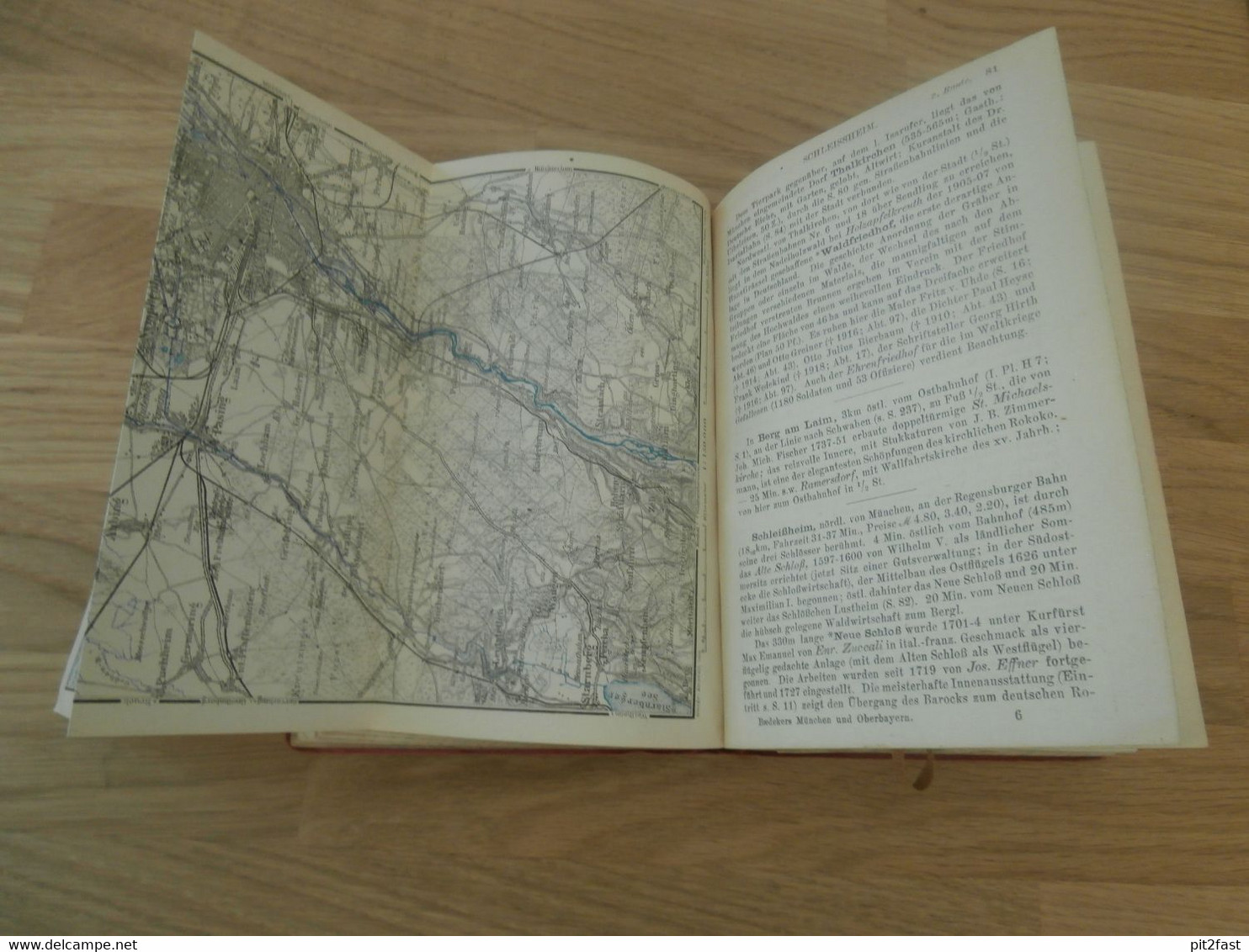 Baedekers Oberbayern , 1921, Reisehandbuch , Bayern , Reklame , Tegernsee , Berchtesgaden , Friedrichshafen , Immenstadt