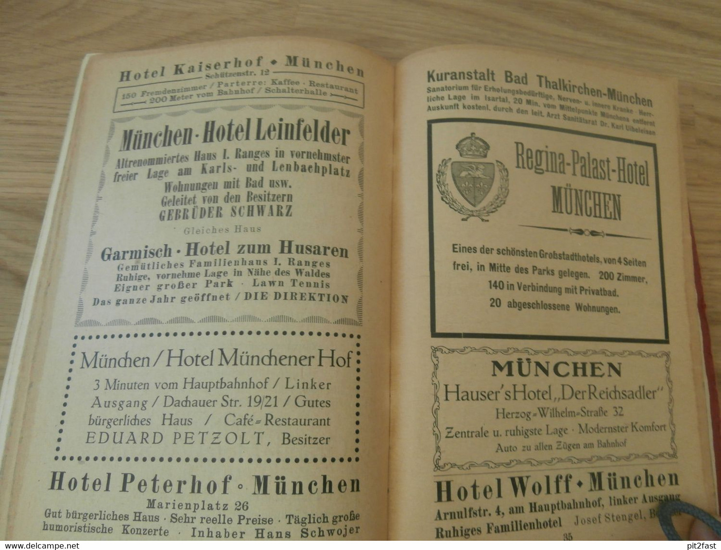 Baedekers Oberbayern , 1921, Reisehandbuch , Bayern , Reklame , Tegernsee , Berchtesgaden , Friedrichshafen , Immenstadt