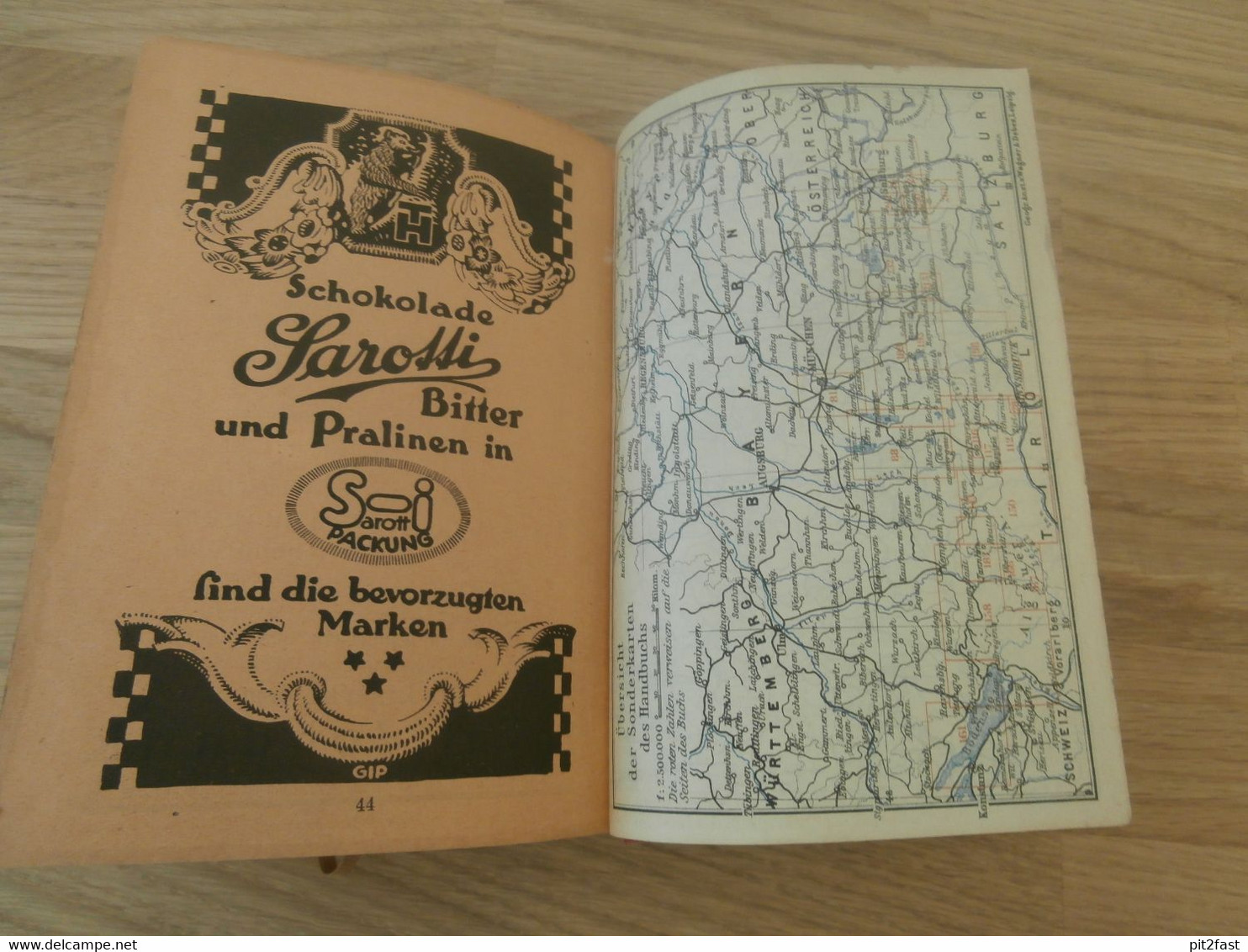 Baedekers Oberbayern , 1921, Reisehandbuch , Bayern , Reklame , Tegernsee , Berchtesgaden , Friedrichshafen , Immenstadt