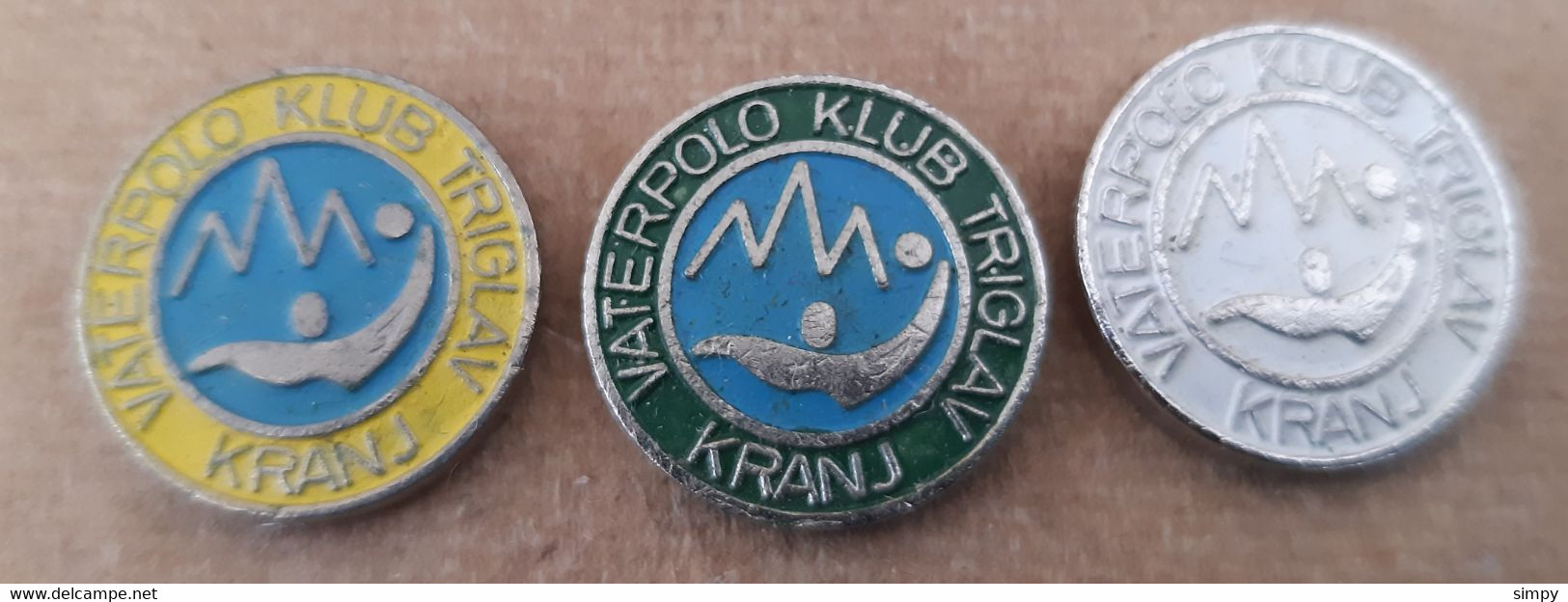 Water Polo Club Triglav Kraj Vaterpolo Slovenia Ex Yugoslavia Pins Badge - Waterpolo