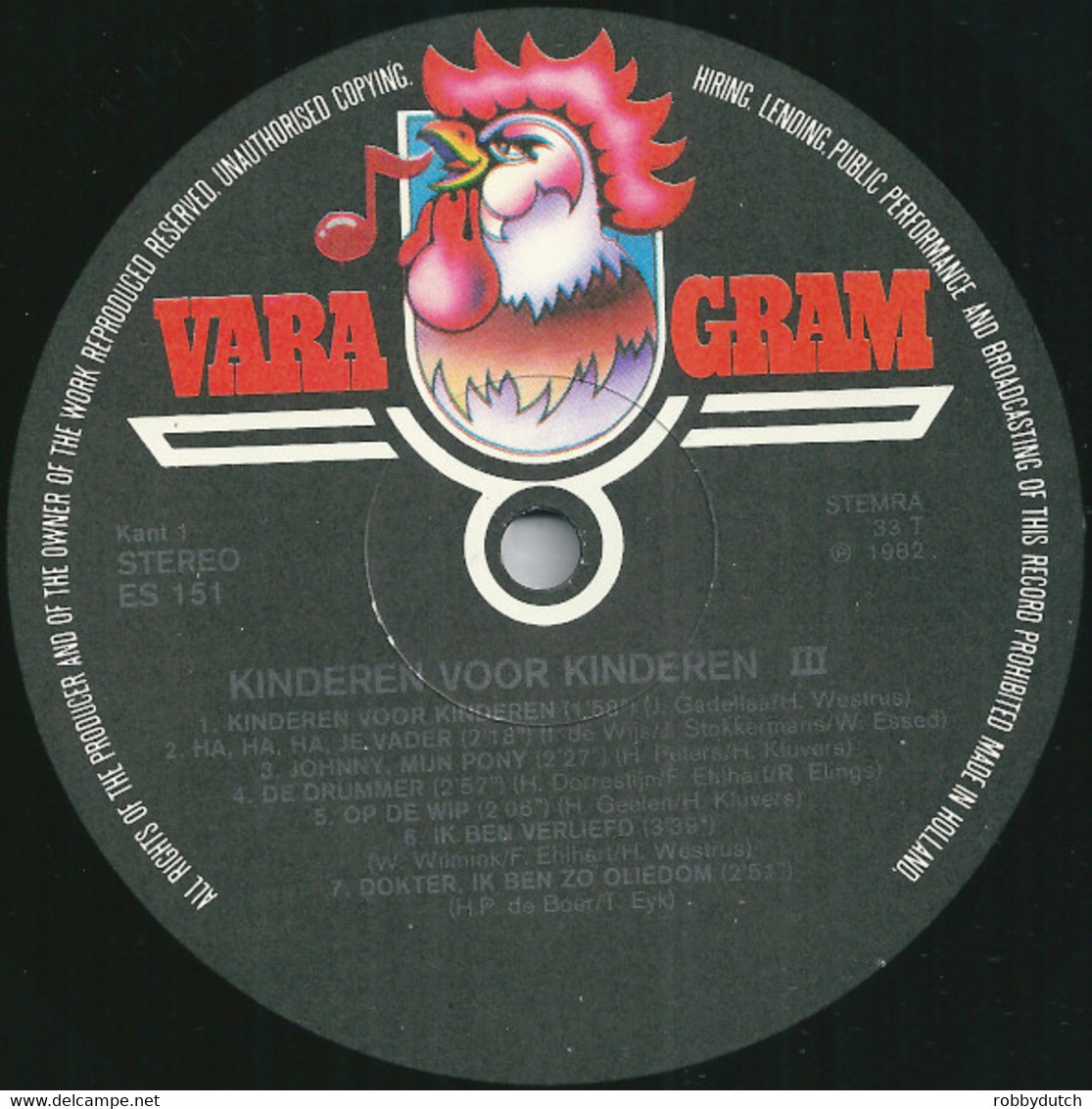 * LP *  KINDEREN VOOR KINDEREN 3 (Holland 1983) - Children