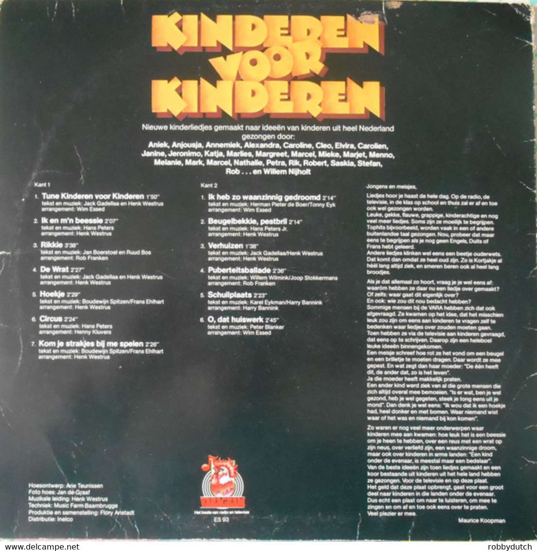 * LP *  KINDEREN VOOR KINDEREN 1 (Holland 1983) - Kinderlieder