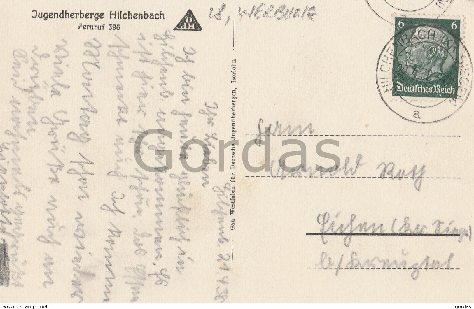 Germany - Jugendherberge Hilchenbach - Werbung - Hilchenbach