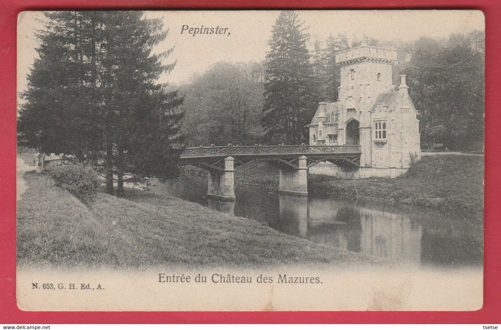 Pepinster - Entrée Du Château Des Mazures -190? ( Voir Verso ) - Pepinster