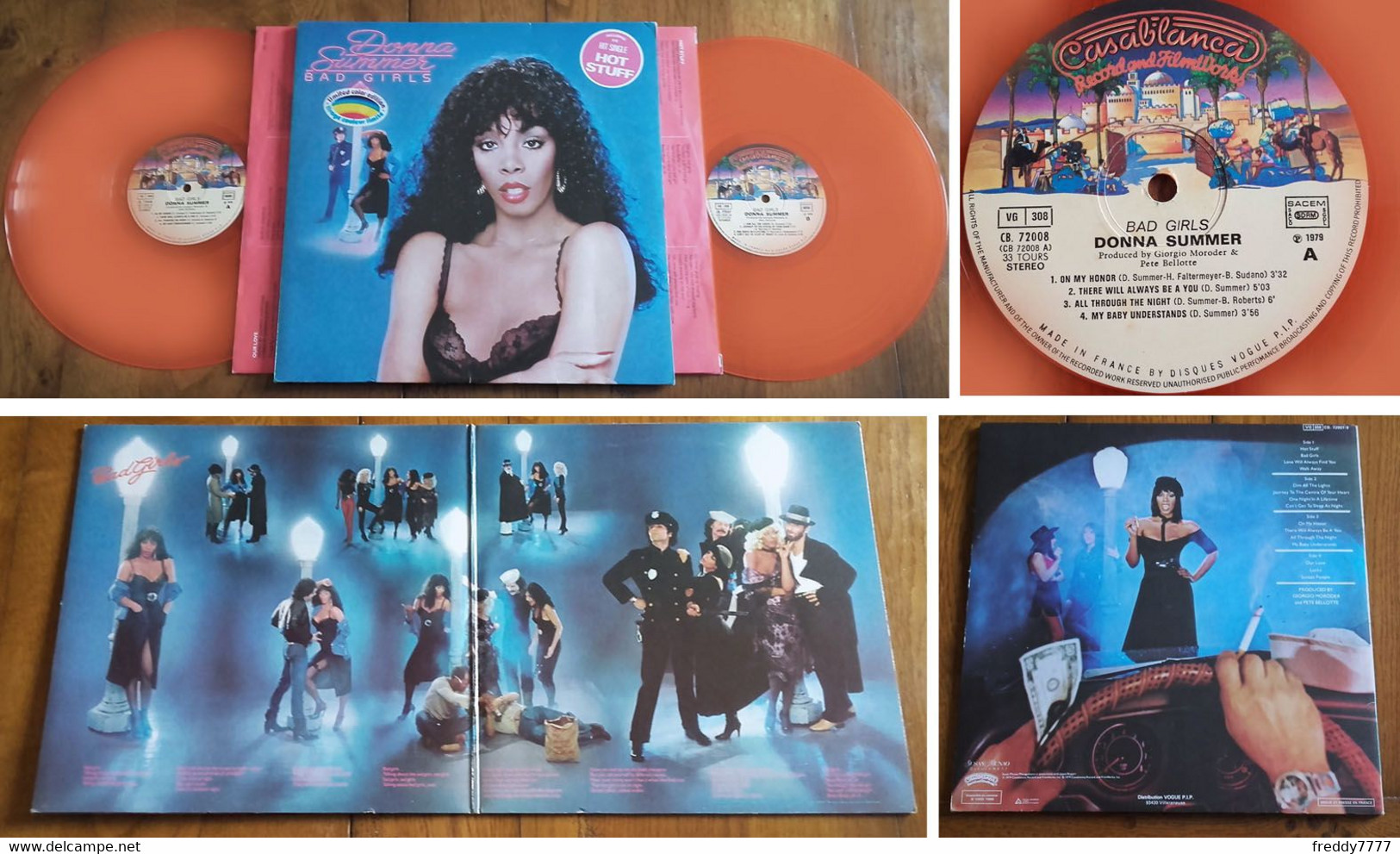 RARE French DOUBLE LP 33t RPM (12") DONNA SUMMER (Gatefold P/s, Limited Edition, Vinyles Orange, 1979) - Disco, Pop