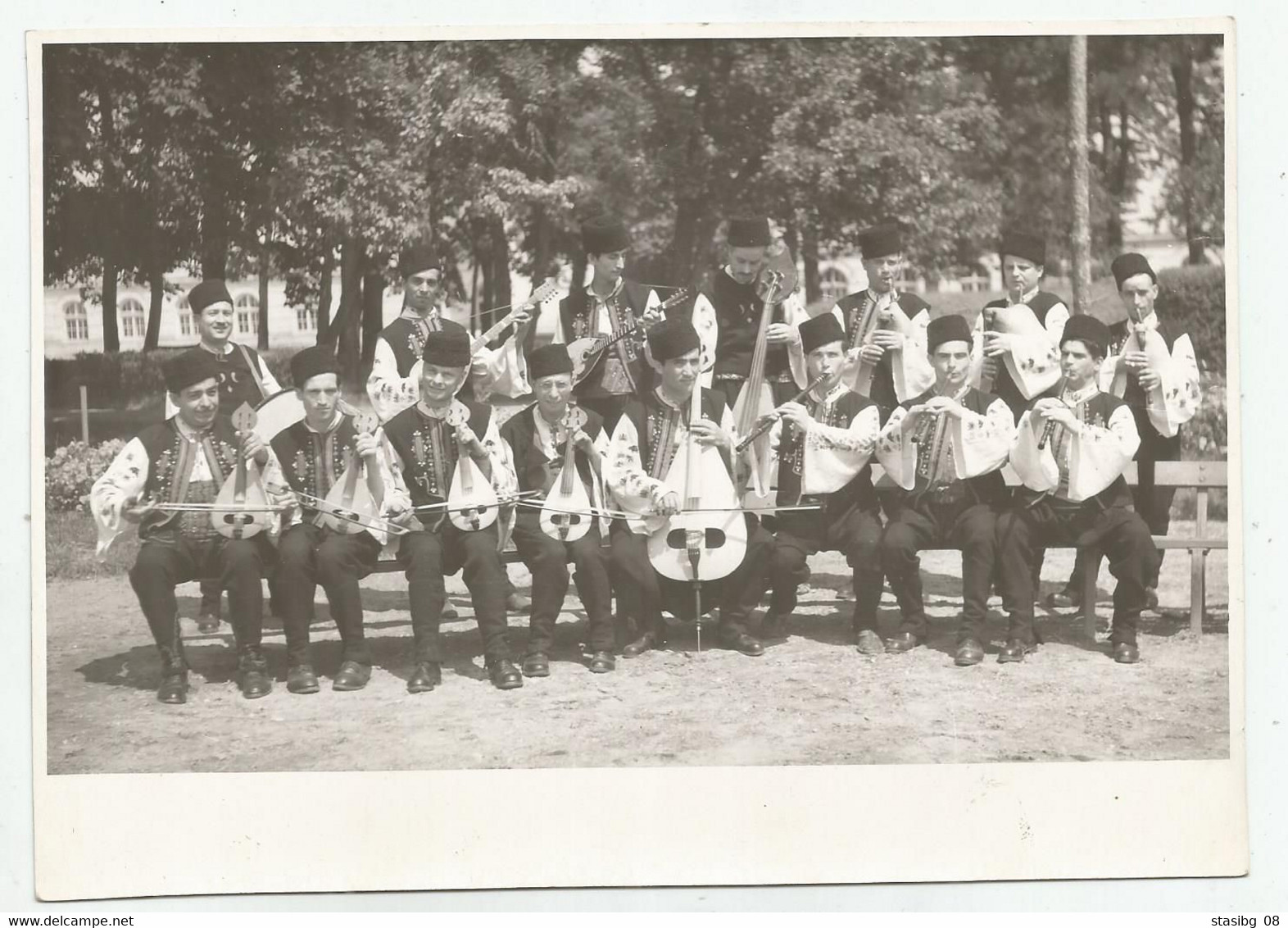 Folklore Group- Musicians, Bagpipes  Fr25-615 - Personas Anónimos